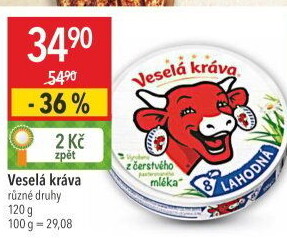Sýr tavený Veselá kráva
