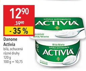 Bílý jogurt Activia Danone
