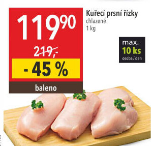 Kuřecí prsní řízky
