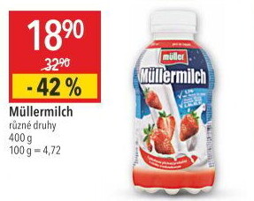 Nápoj mléčný Müllermilch Müller