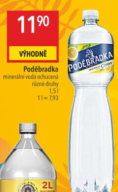 Ochucená voda Poděbradka
