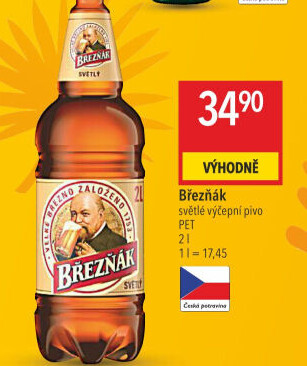 Pivo světlé výčepní 10° Březňák