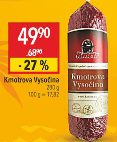 Salám Kmotrova vysočina Kmotr