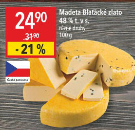 Sýr Blaťácké zlato Madeta