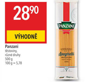 Těstoviny Panzani