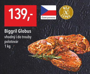 Vepřová plec marinovaná Biggril Globus