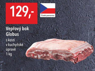 Vepřový bok s kostí Globus