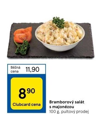 Bramborový salát s majonézou