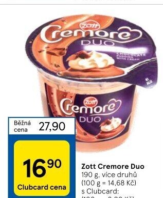 Dezert Cremore Duo Zott