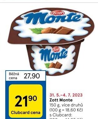 Dezert Monte Zott