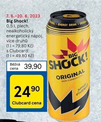 Energetický nápoj Big Shock
