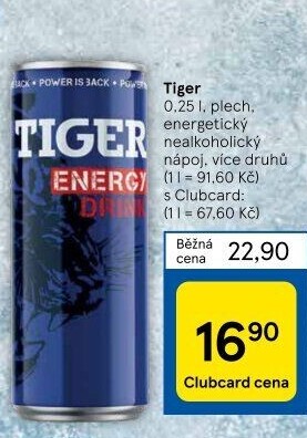 Energetický nápoj Tiger