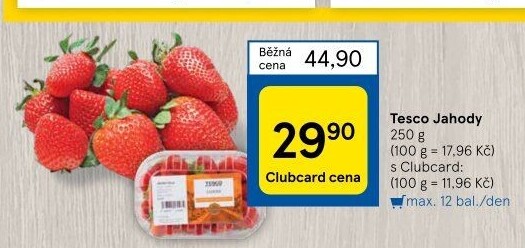 Jahody Tesco