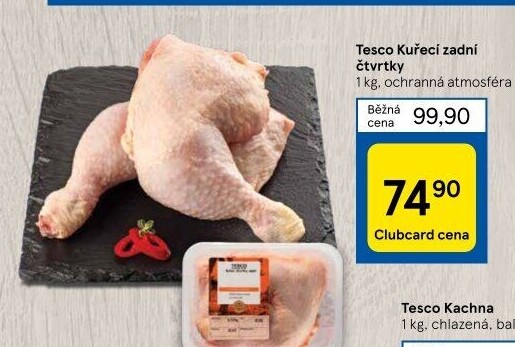 Kuřecí čtvrtky Tesco
