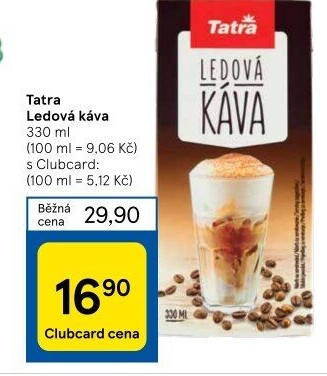 Ledová káva Tatra