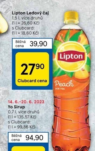 Ledový čaj Lipton