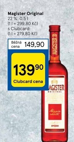 Likér Magister Stock