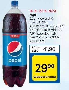 Limonáda Pepsi