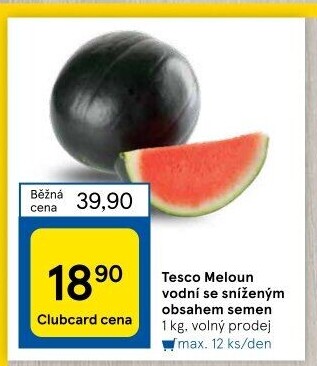 Meloun vodní Tesco
