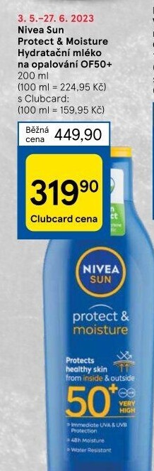 Mléko na opalování OF 50 Protect&amp