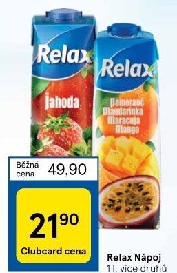 Nápoj ovocný Relax