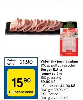 Salám vídeňský jemný