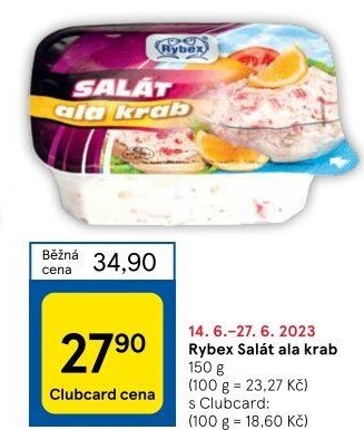 Salát a la krab Rybex