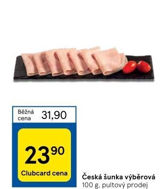 Šunka česká výběrová