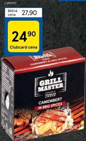 Sýr Camembert na gril Grill Master Tesco