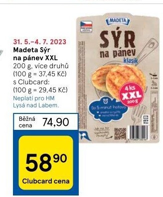Sýr na pánev Madeta