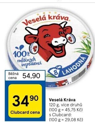 Sýr tavený Veselá kráva