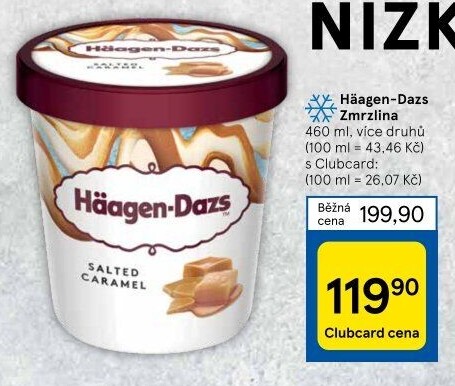Zmrzlina v kelímku Häagen-Dazs