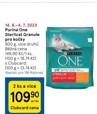 Granule pro kočky One Purina