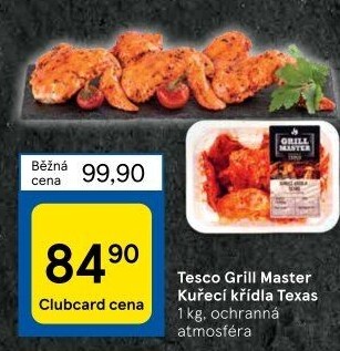 Kuřecí křídla Texas Grill Master Tesco
