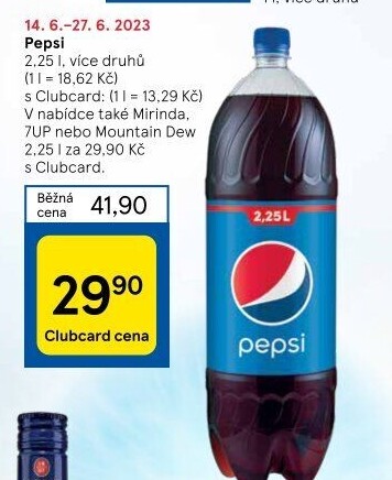 Limonáda Pepsi