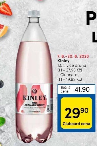 Limonáda Tonic Kinley