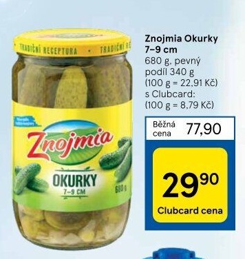 Okurky Znojmia