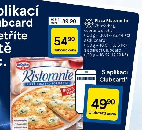 Pizza mražená Ristorante Dr. Oetker