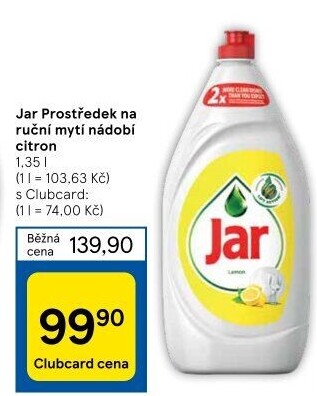 Prostředek na nádobí Jar