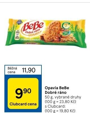 Sušenky BeBe Dobré ráno Opavia