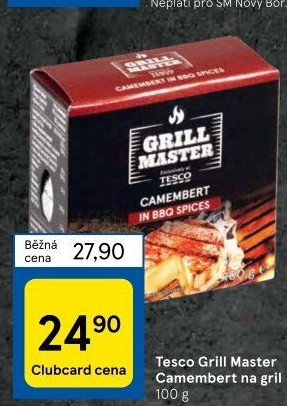 Sýr Camembert na gril Grill Master Tesco