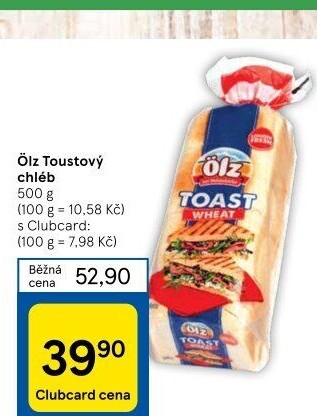 Toustový chléb Ölz