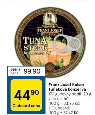 Tuňák steak Exclusive Franz Josef Kaiser