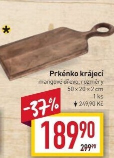 Dřevěné prkénko