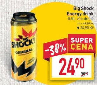 Energetický nápoj Big Shock