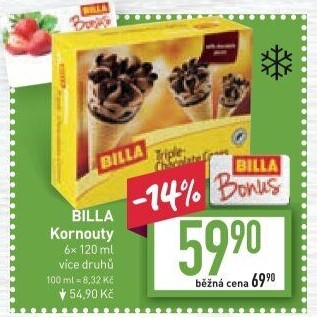 Nanuk kornout Billa