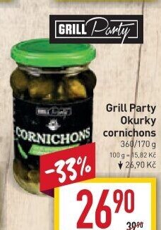 Okurky Cornichons Grill Party