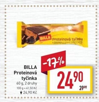 Proteinová tyčinka Billa