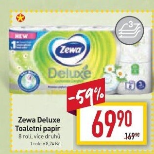 Toaletní papír 3vrstvý Deluxe Zewa