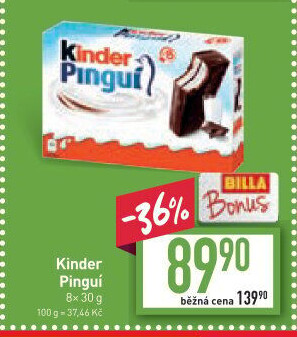Dezert Pinguí Kinder